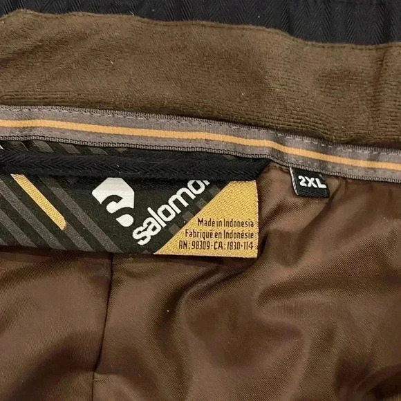 [2XL]Salomon Men Ski/ Snowboard  pants - Picture 3 of 11